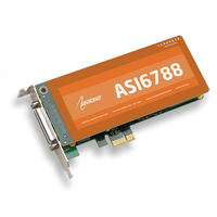 AudioScience ASI6788 with BOB1038 Breakout Box, Low Profile PCI Express Sound Card with GPIO