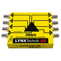 Lynx Technik D-VD-1817 - 3Gbit 1>7 Reclocking SDI Distribution Amplifier
