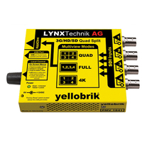 Lynx Technik PMV 1841 - 3Gbit SDI to HDMI Quad Split + 4K Monitoring