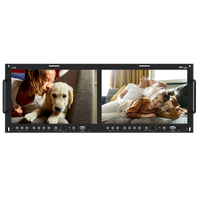 TV Logic 2 x 10 1920x1200 Dual LCD Rack Monitor