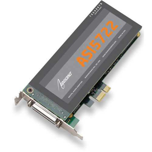 AudioScience ASI5722 Low Profile PCI Express Sound Card