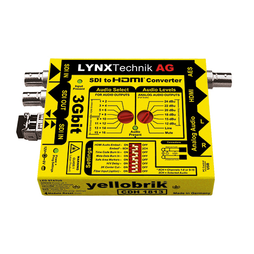 Lynx Technik 3Gbit SDI to HDMI Converter with 3D Support