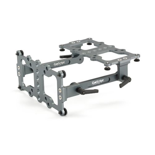 Talent Monitor Mount for 24" Talent Monitor with dual structure and standard VESA mounts incorporated