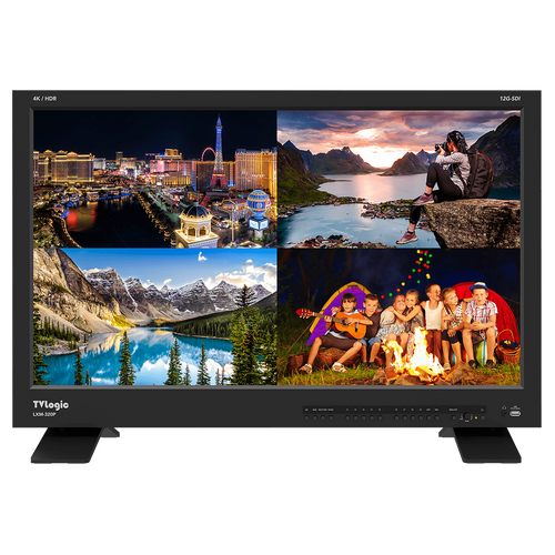 TV Logic 32" 4K/UHD 12G-Quad Multi View Monitor