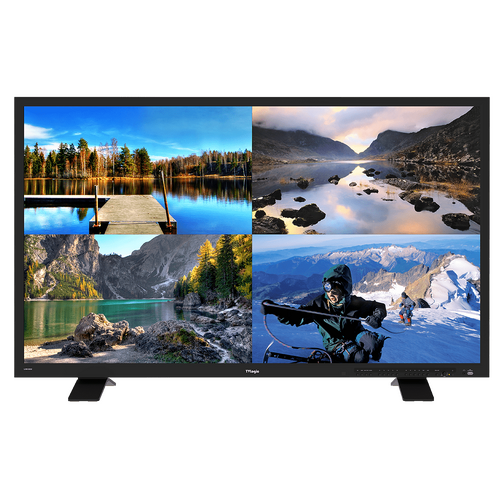 TV Logic 55" 4K/UHD 12G-Quad Multi View Monitor