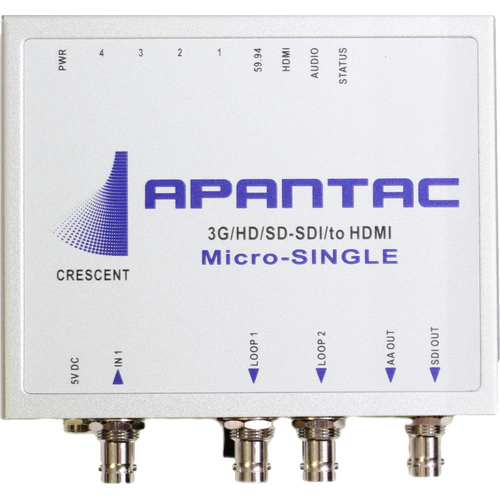 Apantac Production Quality Compact Video Converter/Scaler with color correction