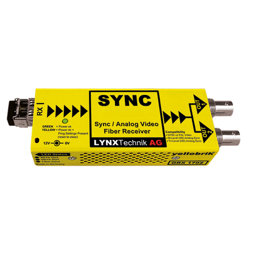 Lynx Technik Analog Sync / Video Fiber Optic Receiver